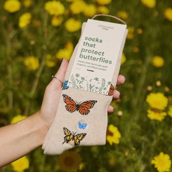 Socks that Protect Butterflies - Jennie Dots 