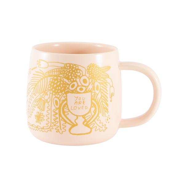 You Are Loved Mug by People I Have Loved - Jennie Dots 