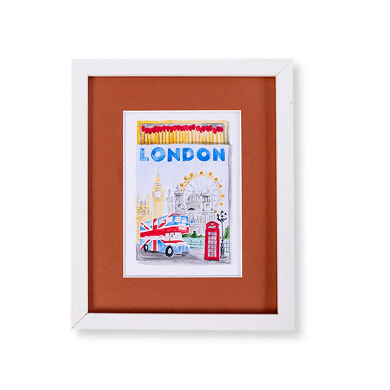 Furbish Studio - London Matchbook Art Print