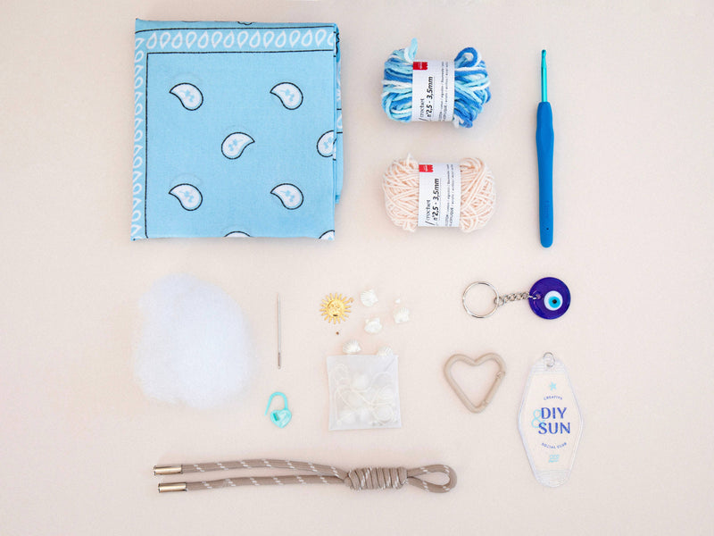 La Petite Épicerie - DIY Crochet Bag Charms Kit - Vitamine Sea
