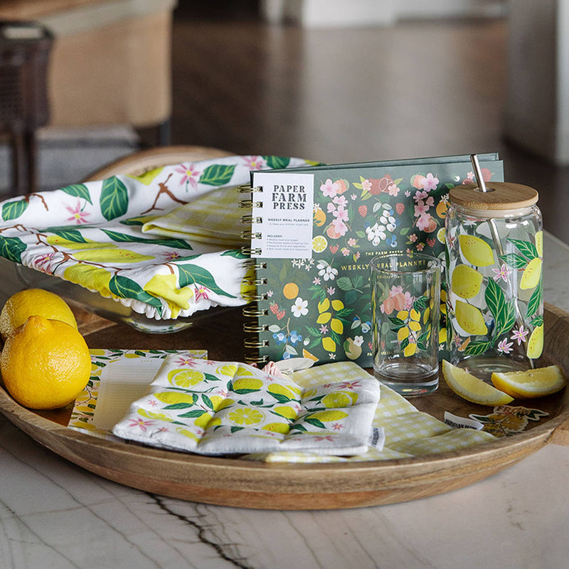 Paper Farm Press - Lemon Grove Pot Holder Set