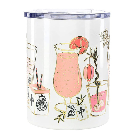 Steel Tumbler - Mahjong - Jennie Dots 