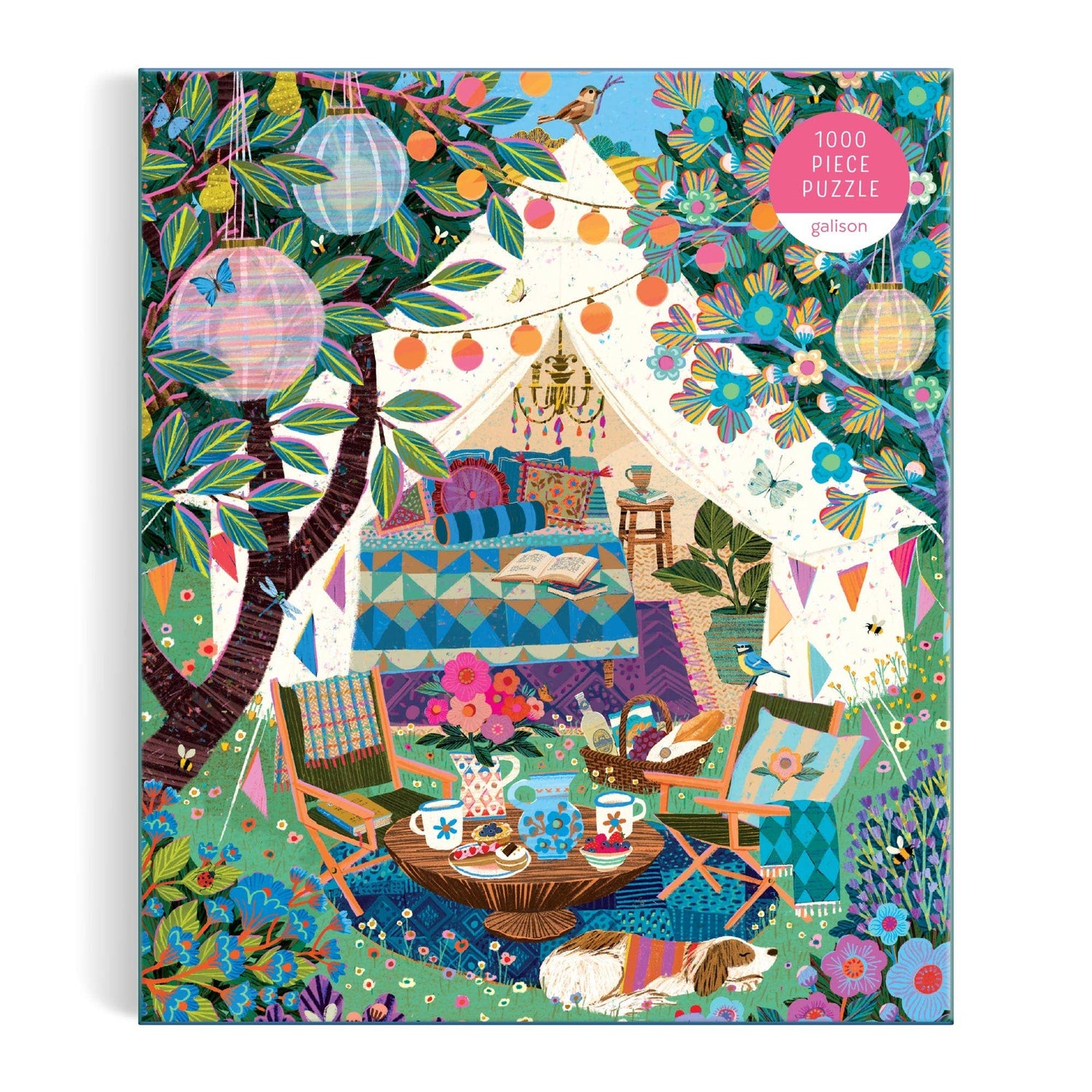 Victoria Ball Blooming Escape 1000 Piece Puzzle - Jennie Dots