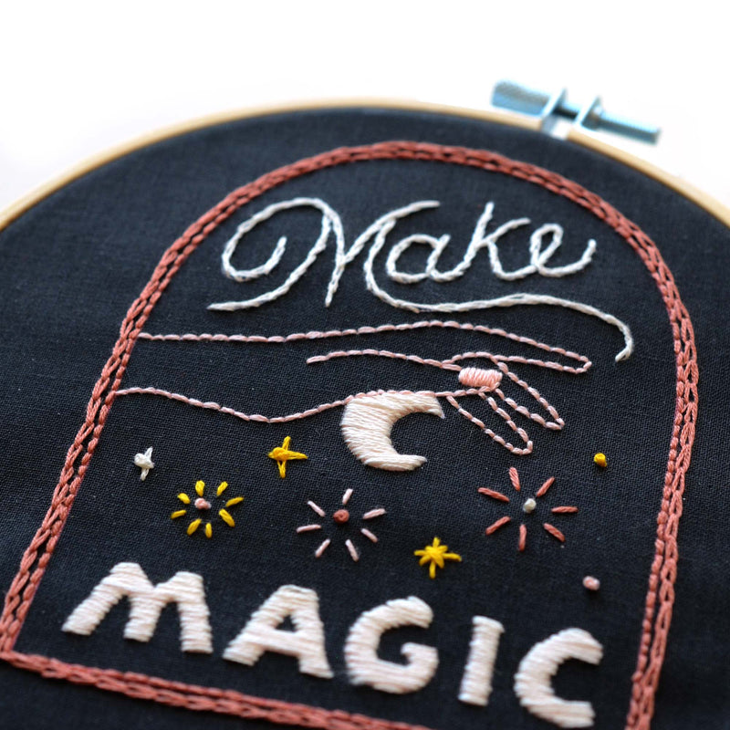 Antiquaria - DIY Kit: Make Magic Embroidery Patch Kit - Jennie Dots