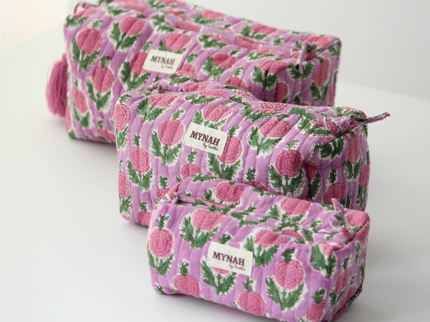 Berrysmoothie floral travel & Makeup Bag