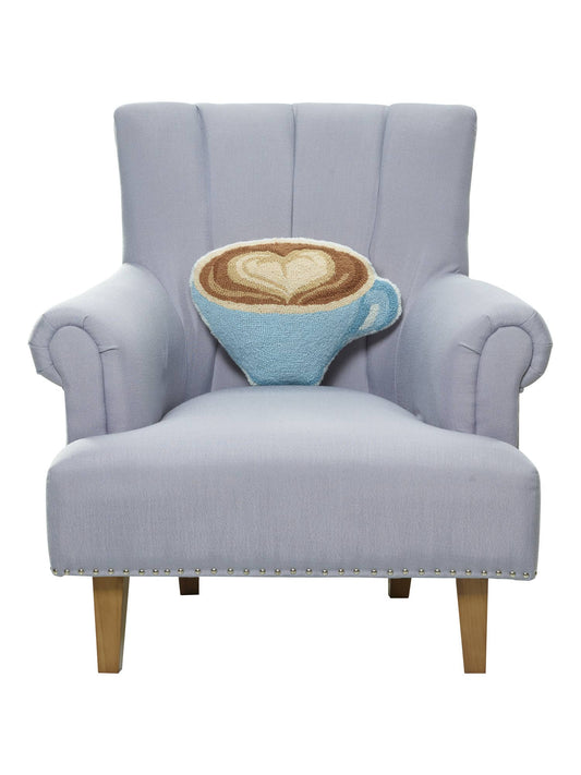 Latte Hook Pillow - Jennie Dots 