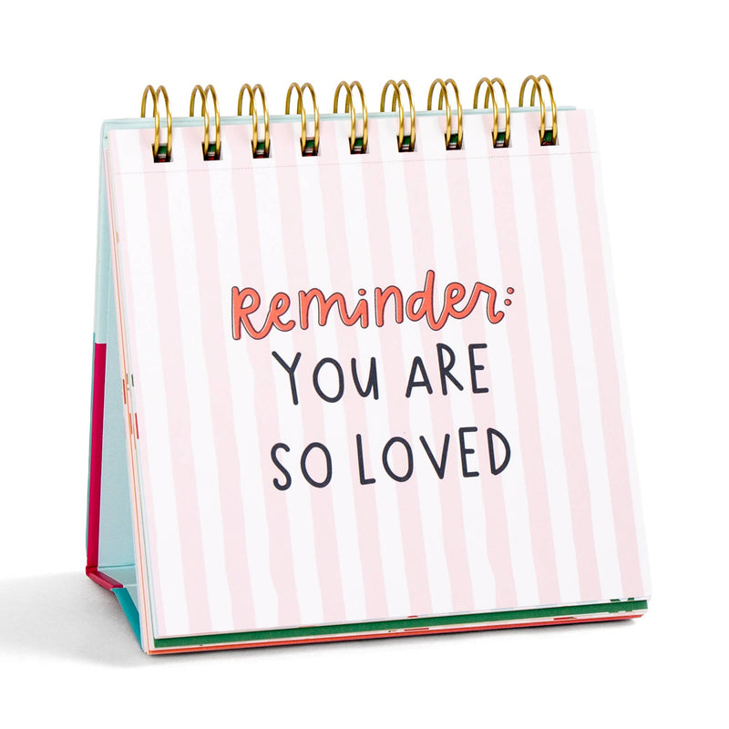 Pippi Post - 52 Weeks of Affirmations - Desk Flip Calendar