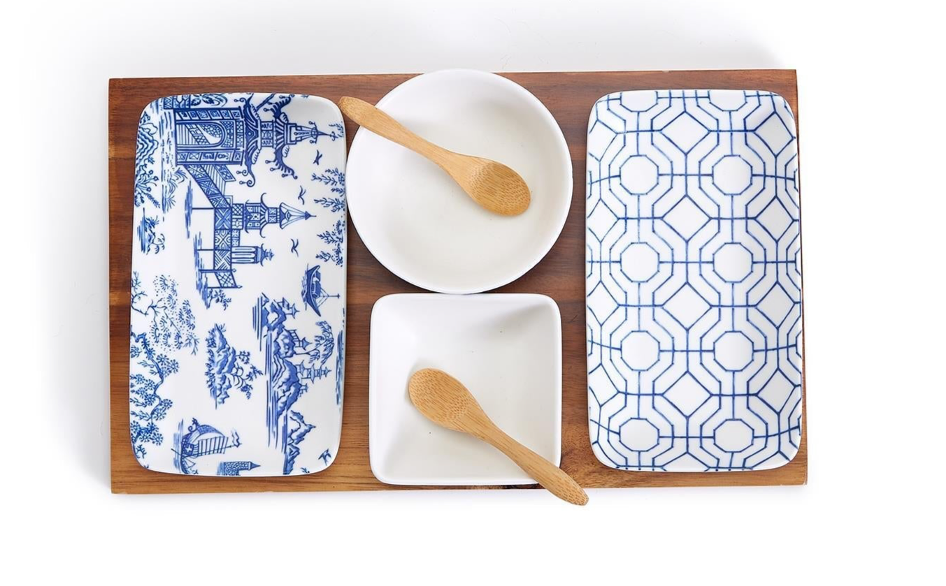 Chinoiserie Tapas Serving Set