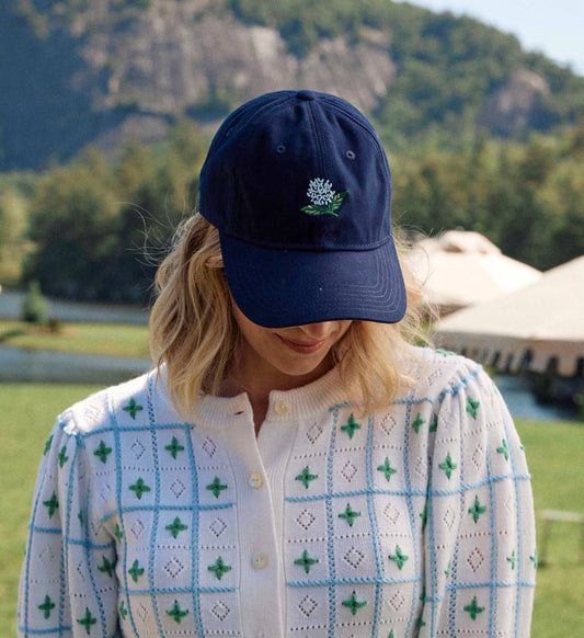 Rifle Paper Co. - Hydrangea Baseball Hat - Jennie Dots