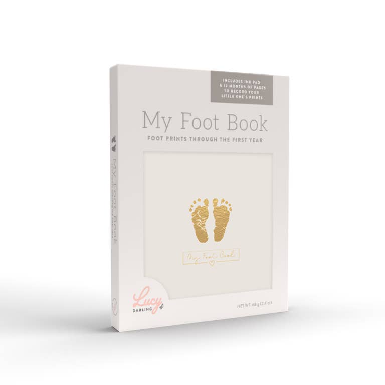 My Foot Book: Footprints through the first year - Jennie Dots 