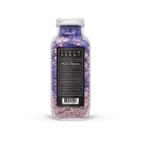 Sweet Dreams Gluten-Free Fizzy Salt  Bath Soak - Jennie Dots 