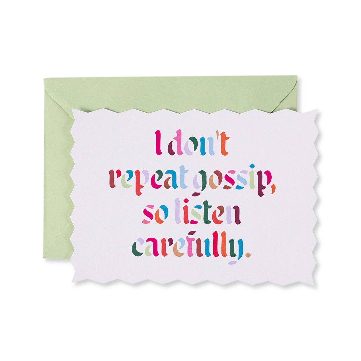 Stationery “I Don’t Repeat Gossip”