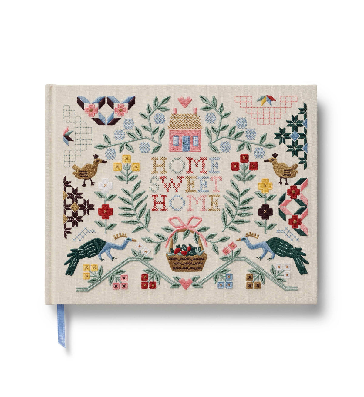 Rifle Paper Co. - Home Sweet Home Embroidered Fabric Guest Book