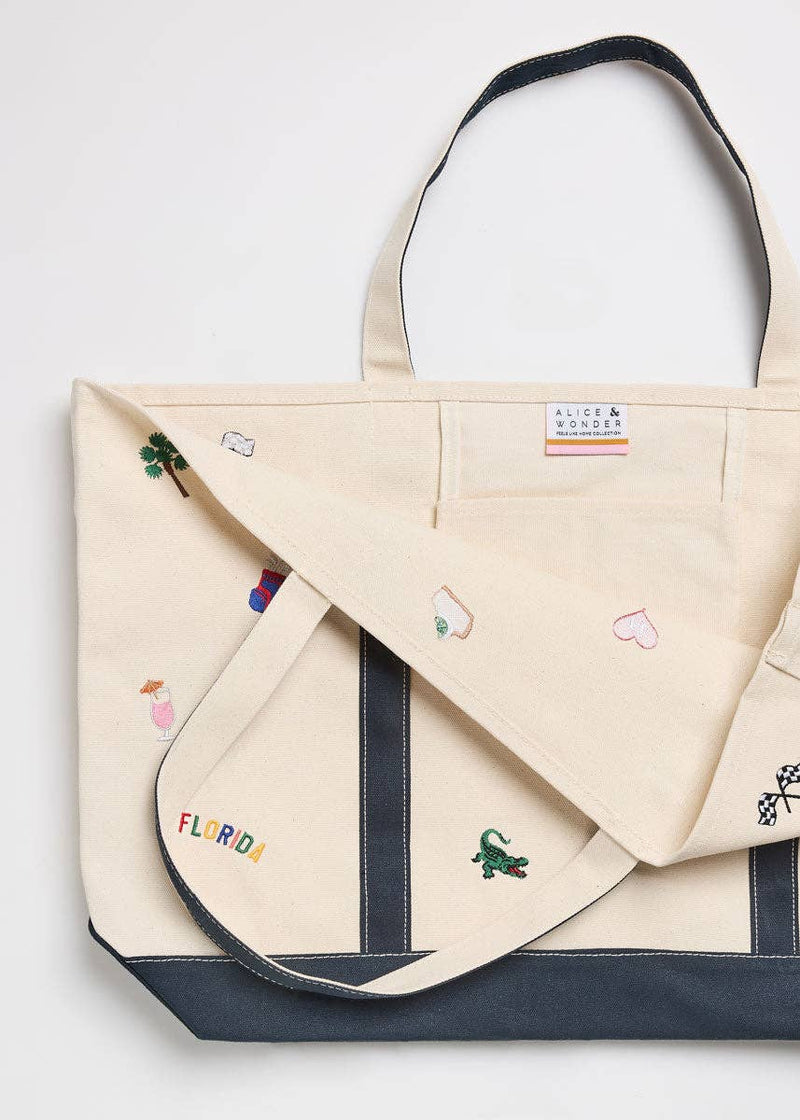 Alice & Wonder - Florida Icons Tote