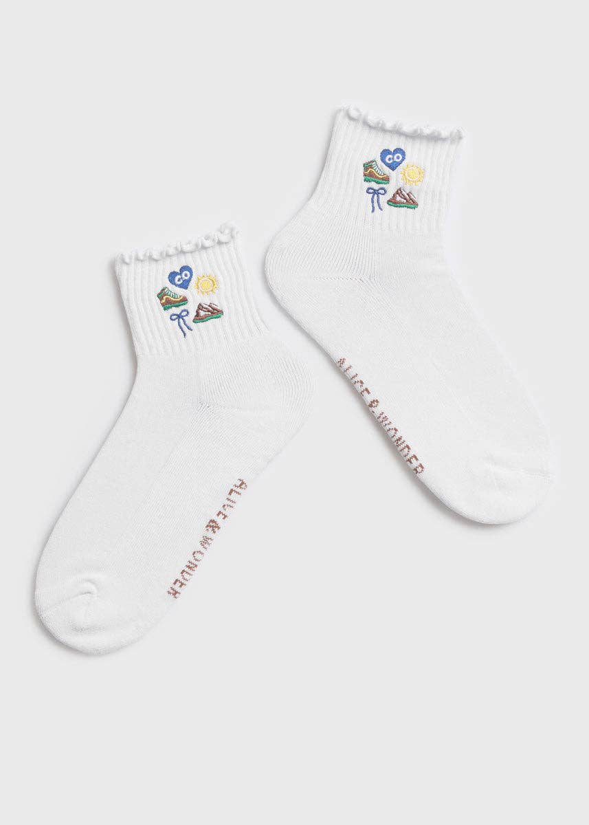 Alice & Wonder - Colorado Icons Ruffle Sock