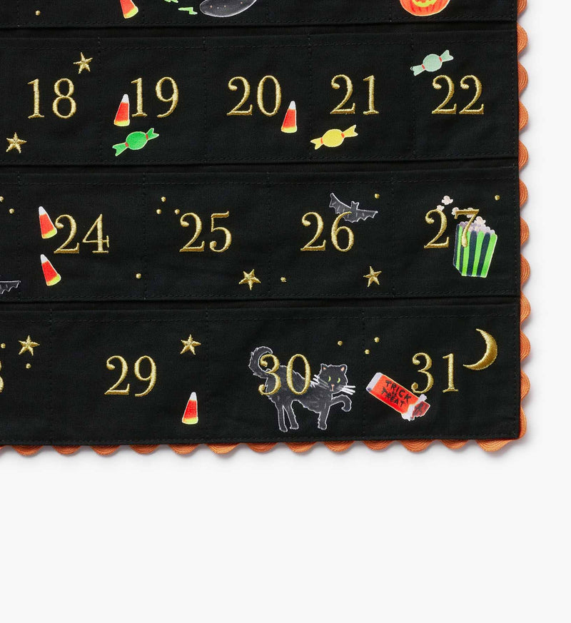 Rifle Paper Co. - Halloween Parade Embroidered Hanging Countdown Calendar