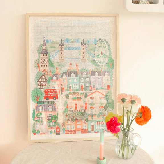 La Petite Épicerie - London puzzle by Hoglet&Co - 1000 pieces - Jennie Dots 