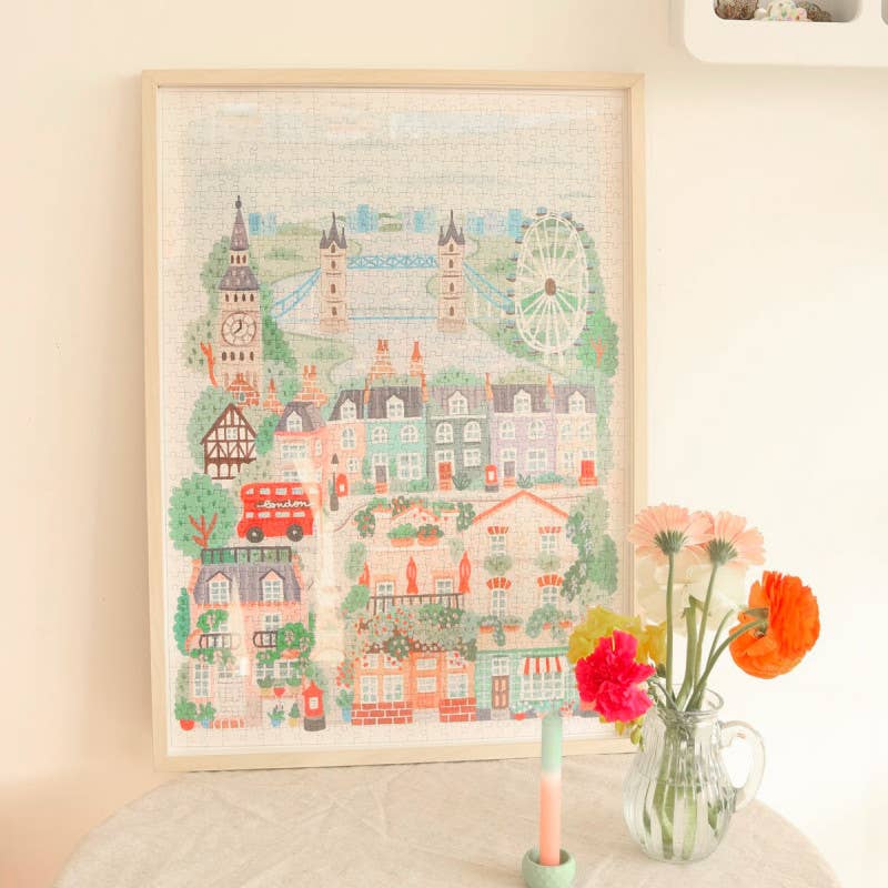 La Petite Épicerie - London puzzle by Hoglet&Co - 1000 pieces - Jennie Dots 