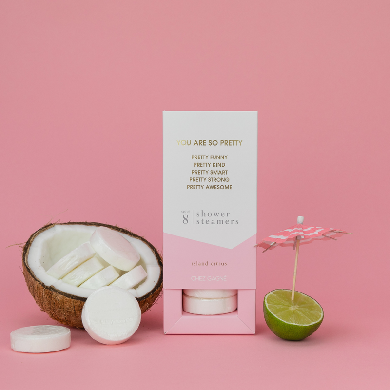 Chez Gagné - You Are So Pretty - Self-Care Shower Steamers, Island Citrus