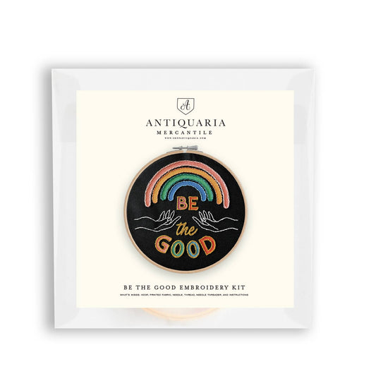 Antiquaria - Be the Good Premium Embroidery Kit, 6 inch