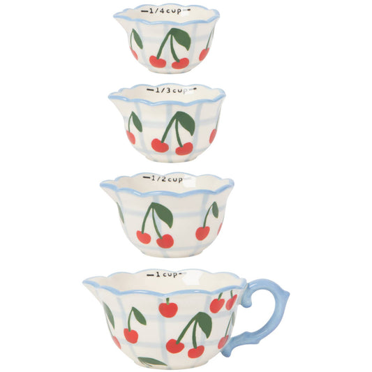 Danica Jubilee - Very Cherry Measuring Cups Set of 4 - Jennie Dots 