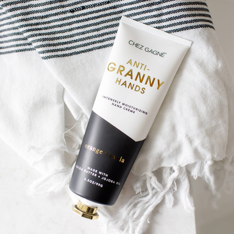 Chez Gagné - Anti-Granny Hands - Hand Cream, Funny Gift, Orange Vanilla