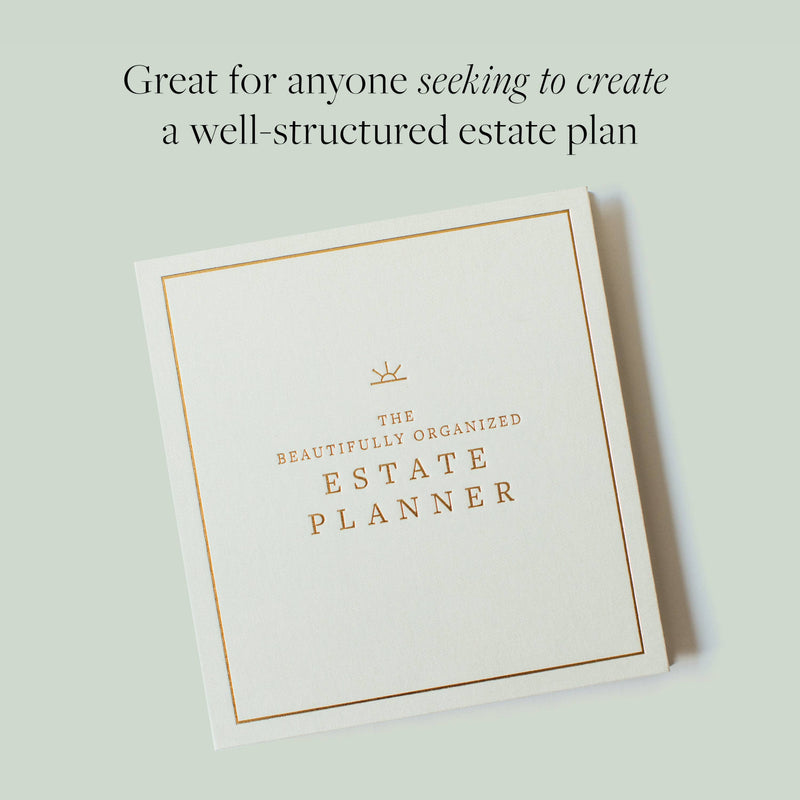 Beautifully Organized Estate Planner - Jennie Dots