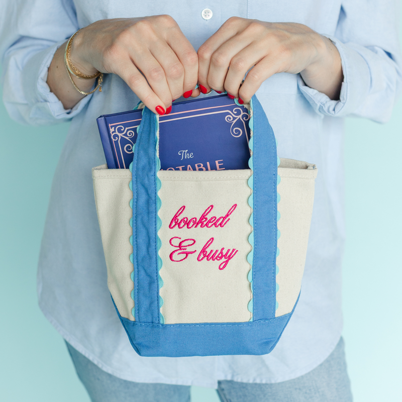 Jollity & Co. + Daydream Society - Booked & Busy Mini Boat Tote