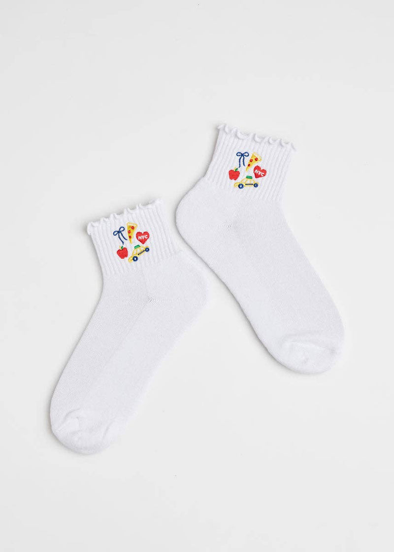 Alice & Wonder - New York City Icons Ruffle Sock
