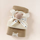 The Blueberry Hill - Set Honey Bear Blanket Hat and Teether Baby Gift Summer - Jennie Dots