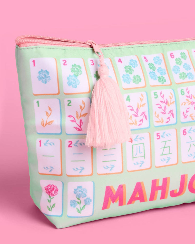 xo, Fetti - Mahjong Tile Bag - Nylon Zipper Bag