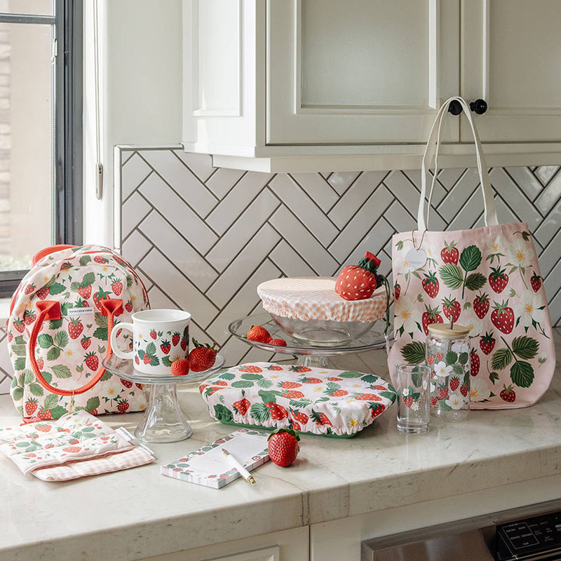 Paper Farm Press - Strawberry Patch Pot Holder Set
