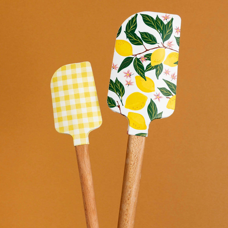 Paper Farm Press - Lemon Grove Silicone Kitchen Spatulas - Set of 2