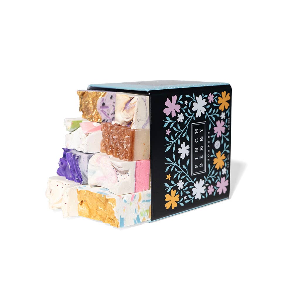 FinchBerry - 8 Pc Top Seller Sampler Tin Soap Variety Pack