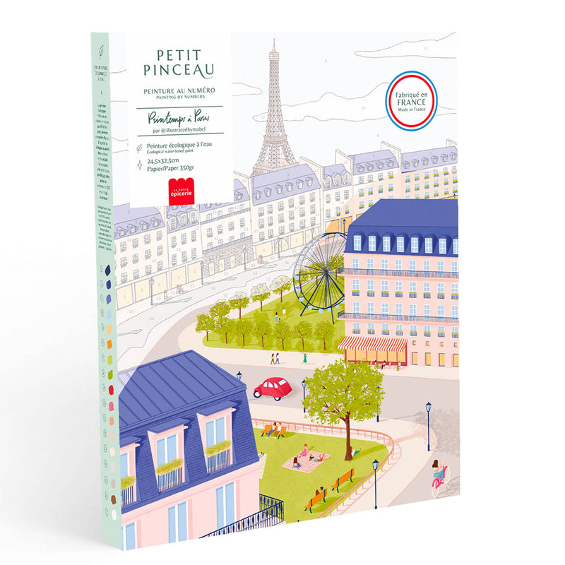 La Petite Épicerie - Number Painting Kit - Spring in Paris by Mabel Sorrentino - Jennie Dots 