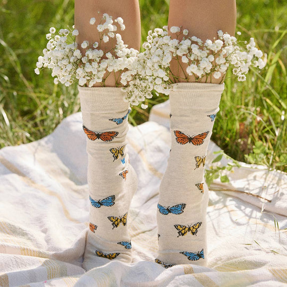Socks that Protect Butterflies - Jennie Dots 