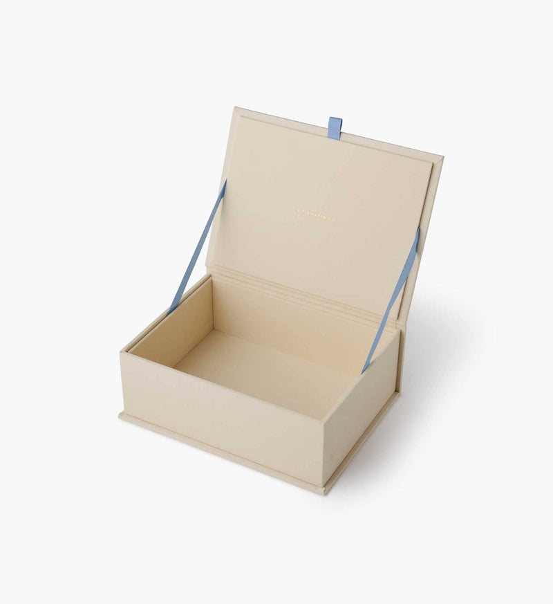 Rifle Paper Co. - Delphine Large Embroidered Keepsake Box