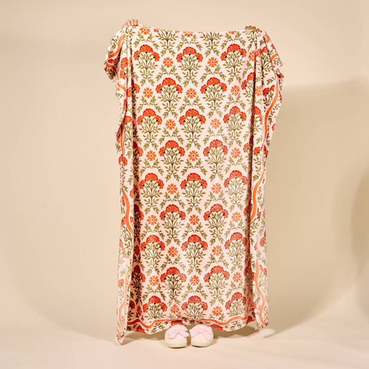 The Darling Effect - Snuggle Up Plush Blanket–Everbloom Dusty Rose