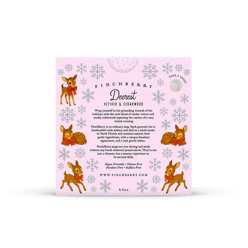 FinchBerry - Holiday Deerest Stocking Stuffer Vegan Boxed Soap