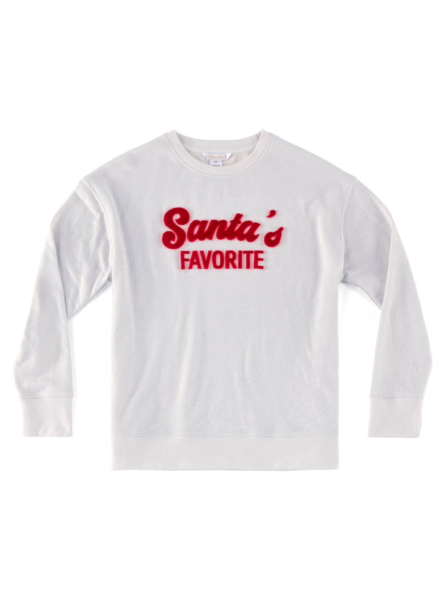 Almost Sold Out! The Shimmer "SANTA'S FAVORITE" Embellished Sweatshirt