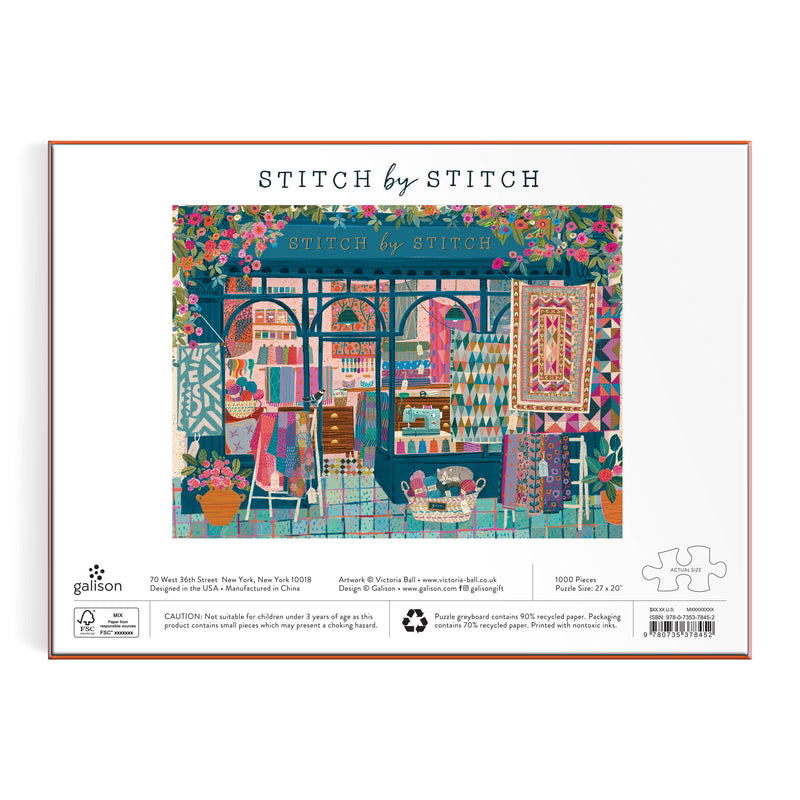 Stitch by Stitch 1000 Piece Puzzle - Jennie Dots