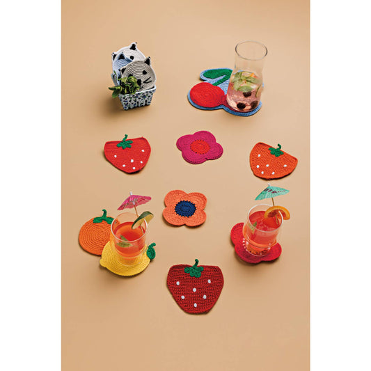 Danica Jubilee - Very Cherry Crochet Trivet - Jennie Dots