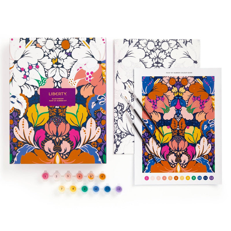 Chronicle Books - Liberty 9 x 12 Paint by Number Kit Glastonbury
