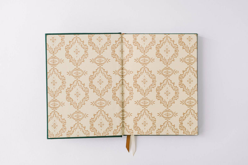 Good Juju Ink - Golden Thistle Bookcloth Hardcover Notebook - Jennie Dots