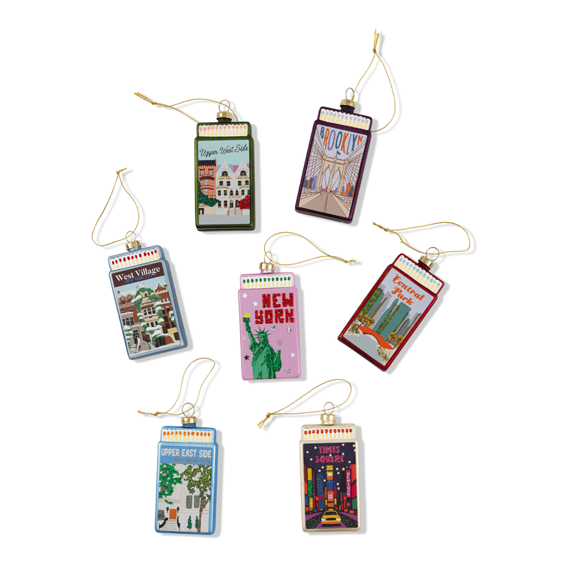 Furbish Studio - Matchbook Ornament - West Village