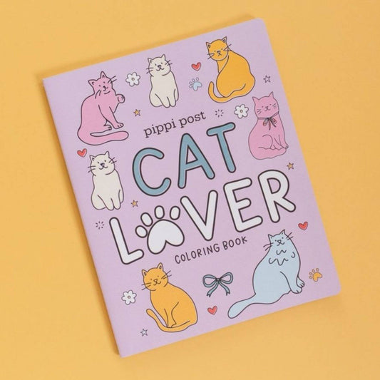 Pippi Post - Cat Lover Coloring Book