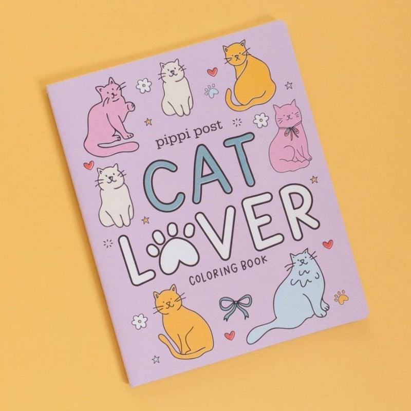 Pippi Post - Cat Lover Coloring Book