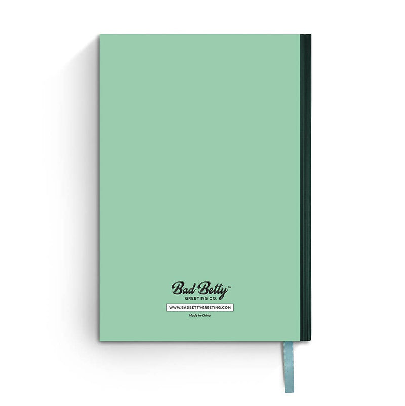 Bad Betty Greeting Co. - Hold On. Let Me Overthink This. - Funny Vintage Notebook