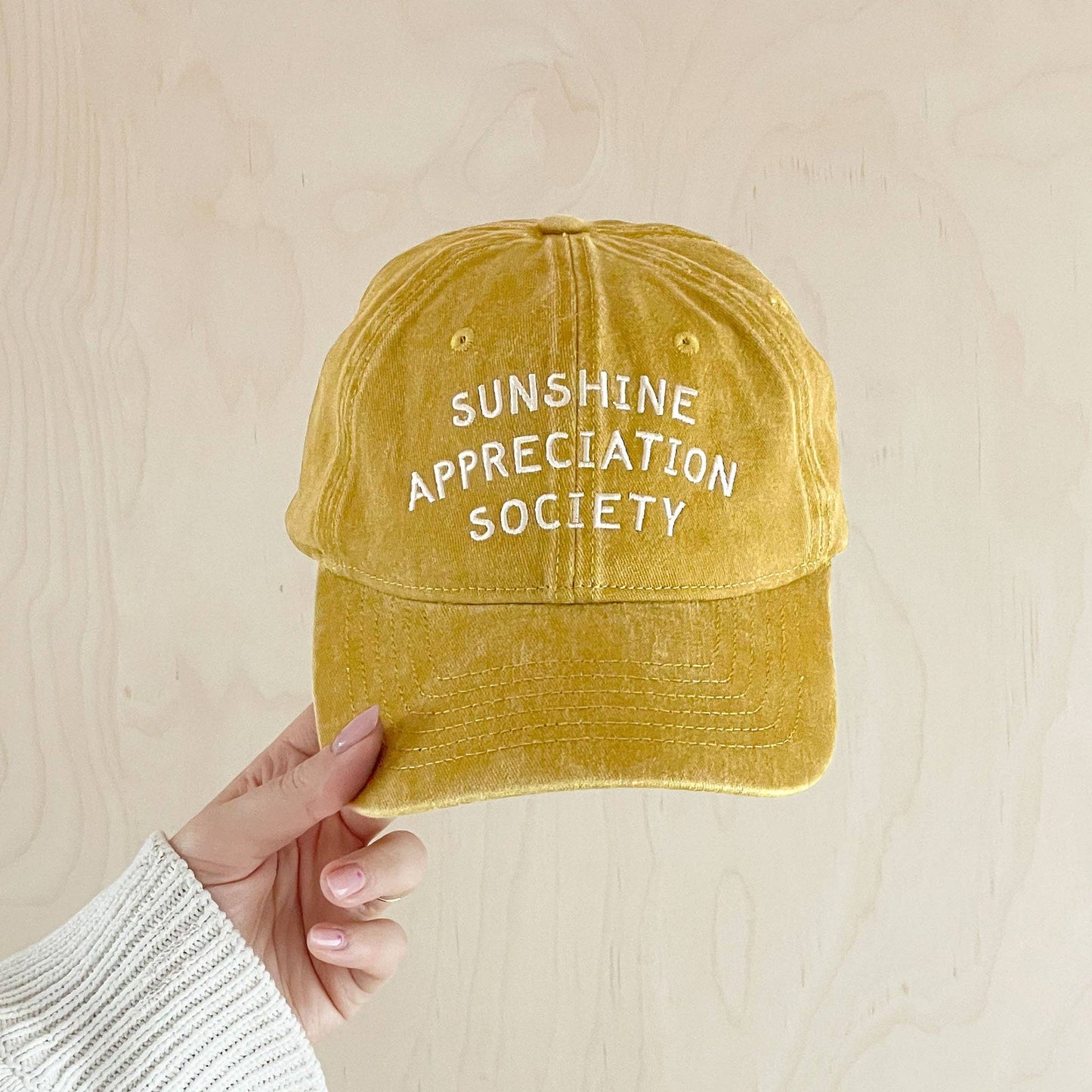 Sunshine Appreciation Society - Cotton Baseball Cap