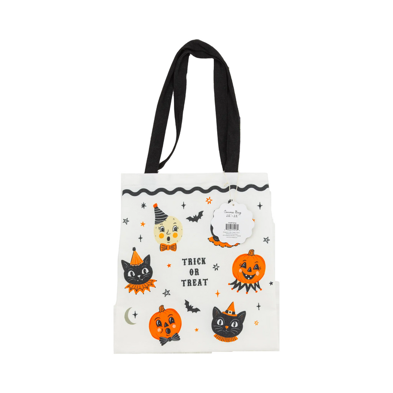 My Mind’s Eye - Vintage Halloween Characters Canvas Tote Bag